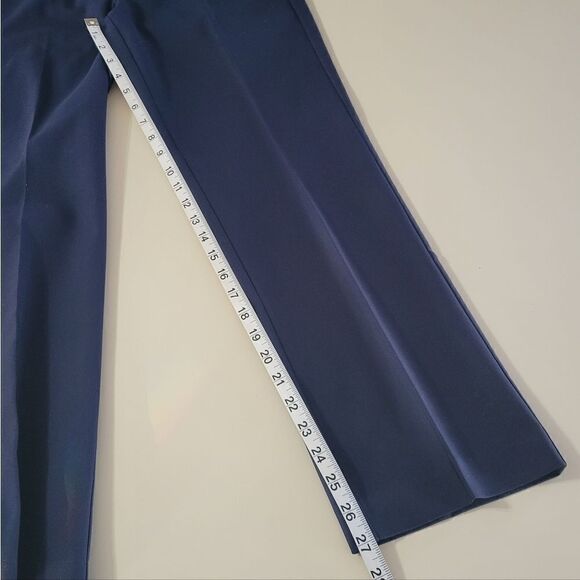 Christopher & Banks Navy Modern Fit Straight Leg Petite Trouser - Picture 6 of 14